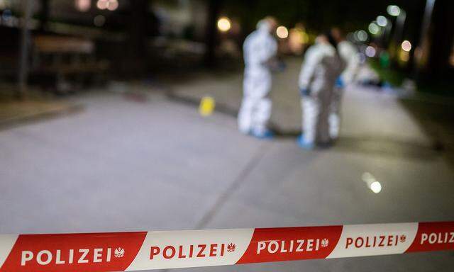 Ein Bild des letzten Tatorts in Wien, erst vor zwei Wochen wurde eine Frau erschossen.