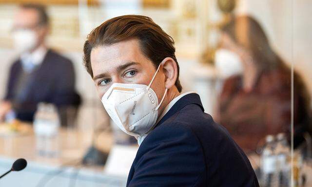 Austria's Chancellor Kurz ahead of a meeting in Vienna