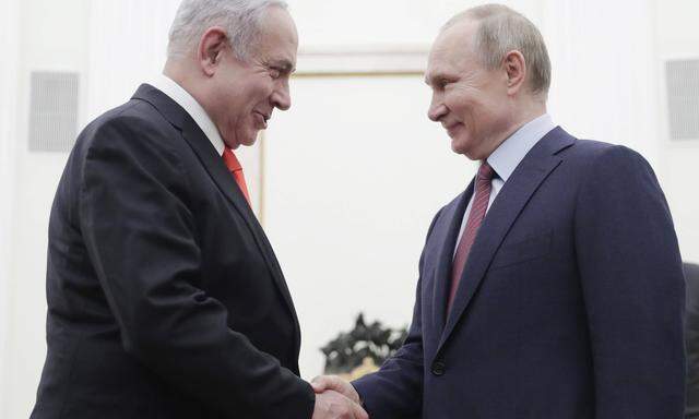 Israels Premier Netanjahu bei Wladimir Putin im Kreml.