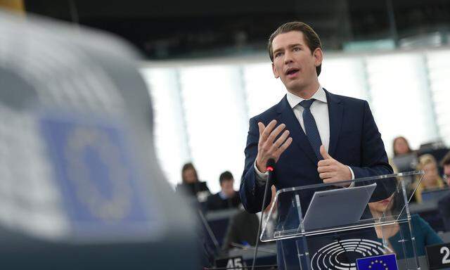 „Es gibt stets mehr, das uns eint, als uns jemals trennen könnte“: Bundeskanzler Kurz beschwor am Dienstag im EU-Parlament in Straßburg die Einigkeit innerhalb der Union. 