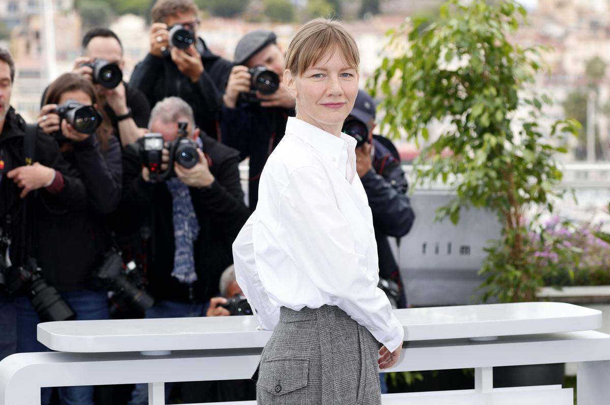 Sandra Hüller beim Photocall zum Kinofilm „The Zone of Interest“ in Cannes.