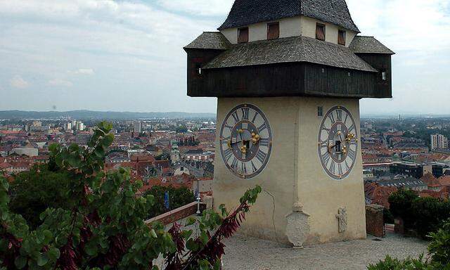Archivbild: Der Uhrturm am Grazer Schloßberg