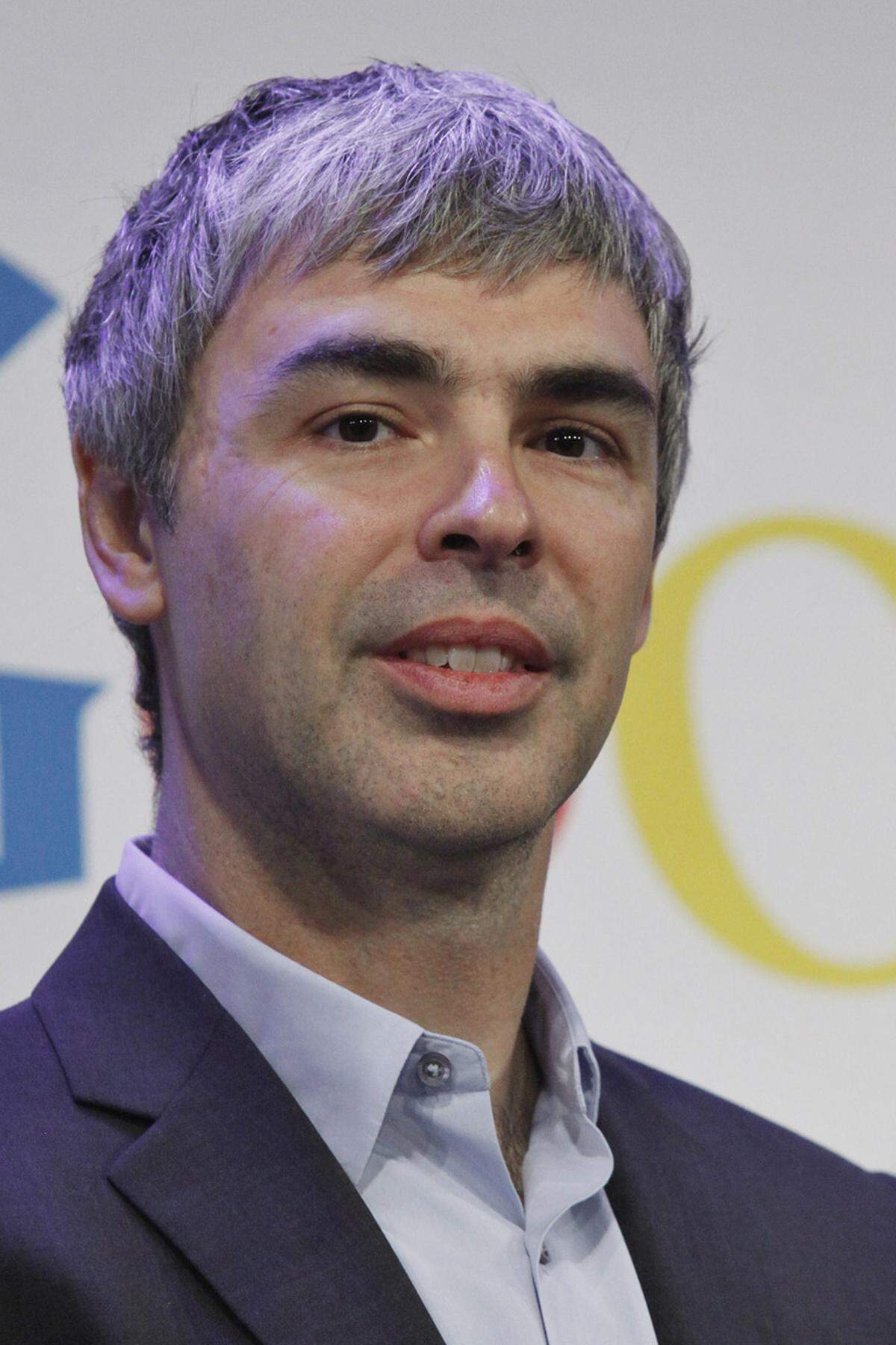Der zweite Google-Gründer Larry Page schafft es mit 32,3 Milliarden Dollar auf Platz 3 im Forbes-Ranking.