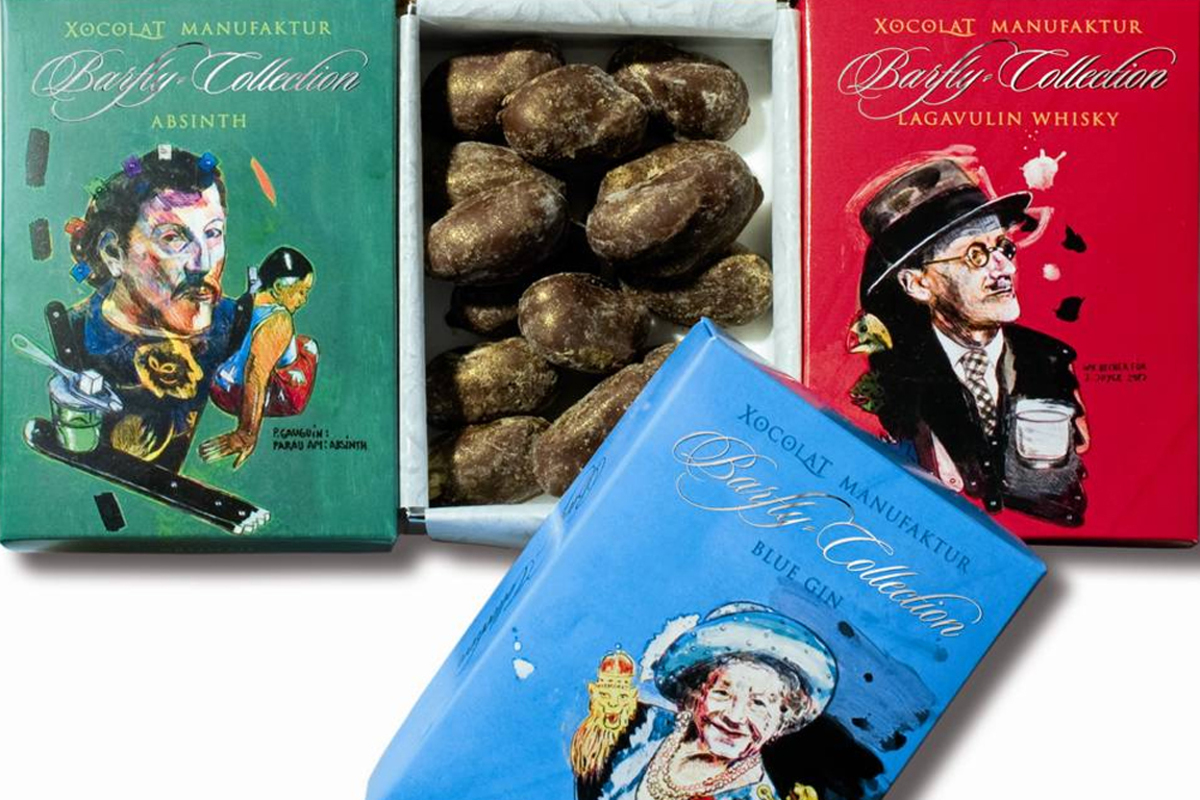 Die „Barfly Collection“ verewigt berühmte Trinker in süßer Form.