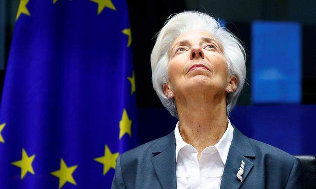 FILE PHOTO: ECB President Lagarde testifies before the EU Parliament´s Economic and Monetary Affairs Committee in Brussels