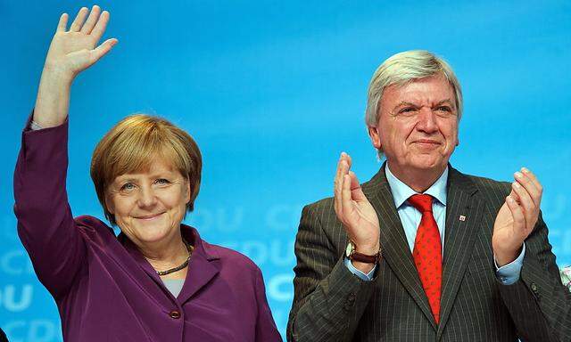 Merkel und Bouffier