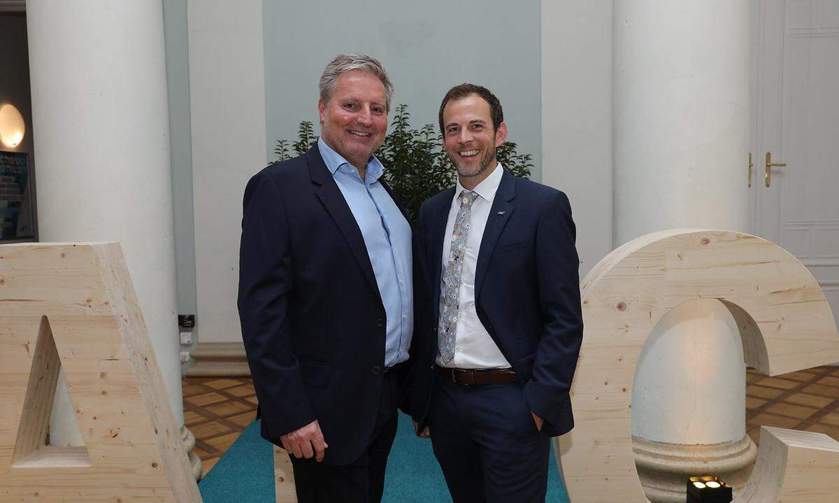 Felix Austria-Geschäftsführer Peter Buchauer (l.) und Leier-Geschäftsführer Thomas Ebner.