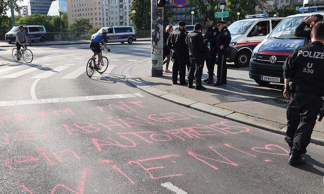 Archivbild: Aktivisten blockierten am 31. Mai den Ring.