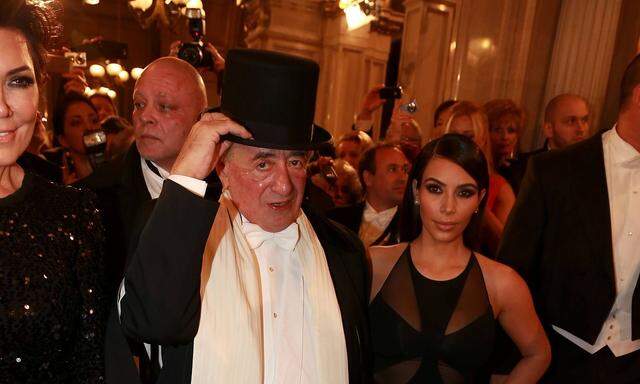 Lugner mit seinem Opernball-Stargast von 2014, Kim Kardashian.