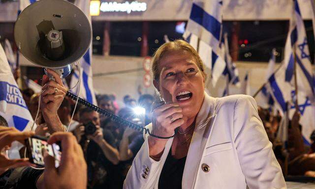 Israels ehemalige Außenministerin Tzipi Livni engagierte sich bei den Protesten gegen die Justizreform. 