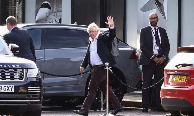 Zurück aus dem Urlaub - und im Kampf um den Premiersposten: Boris Johnson.