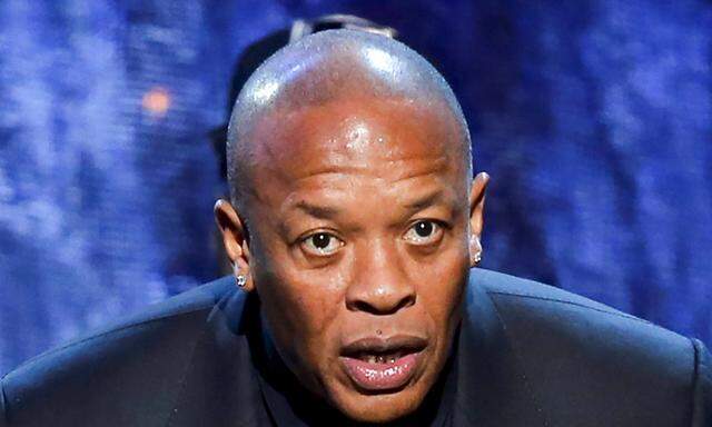 Dr. Dre of N.W.A. speaks onstage during the 31st annual Rock and Roll Hall of Fame Induction Ceremony at the Barclays Center in Brooklyn, New York