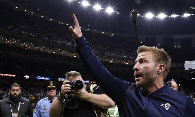 Trainer-Jungspund: Sean McVay ist der jüngste Headcoach in einem NFL-Finale.