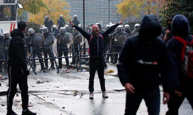 Proteste in Brüssel