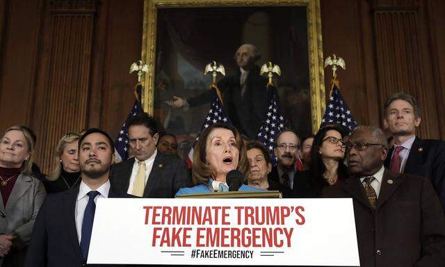 House Speaker Nancy Pelosi D CA speaks at a news conference on the Privileged Resolution to Termi