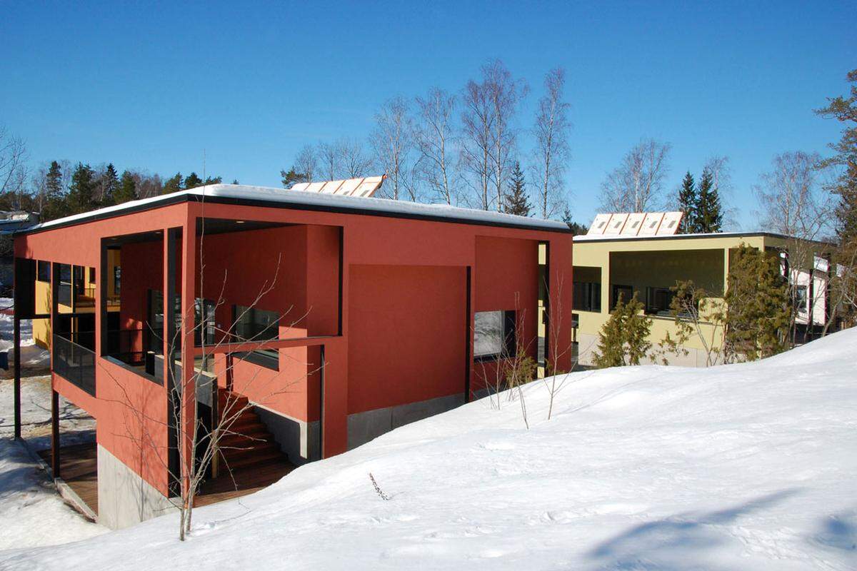 Oravarinne Passive Houses (Espoo, Finnland), Kimmo Lylykangas Architects (Foto: Kimmo Lylykangas Architects)