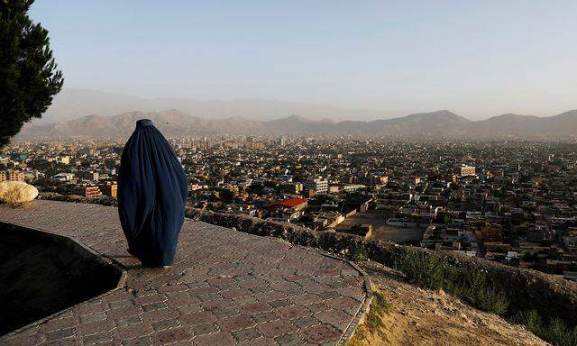 Blick über Kabul.