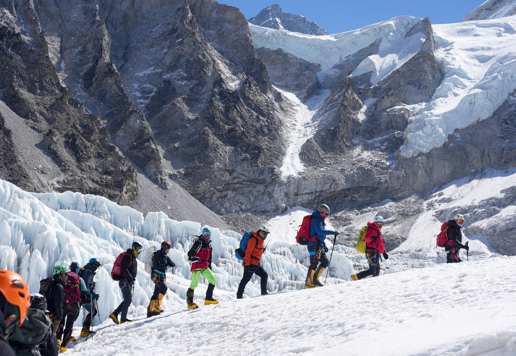 Die Blockade der Aufstiegsroute am Mount Everest dürfte zu Staus führen