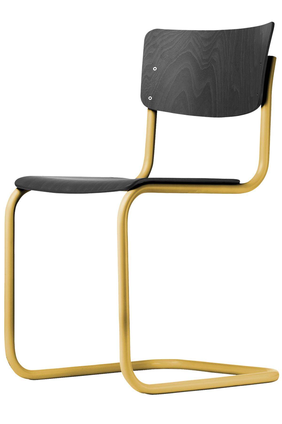 Der Klassiker „S43“ von Mart Stam, Thonet produziert ihn in Senfgelb