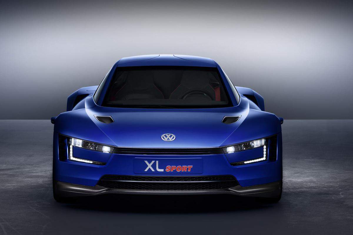 VW rühmt sich, mit dem XL Sport die beste Aerodynamik für einen Sportwagen zu erreichen.