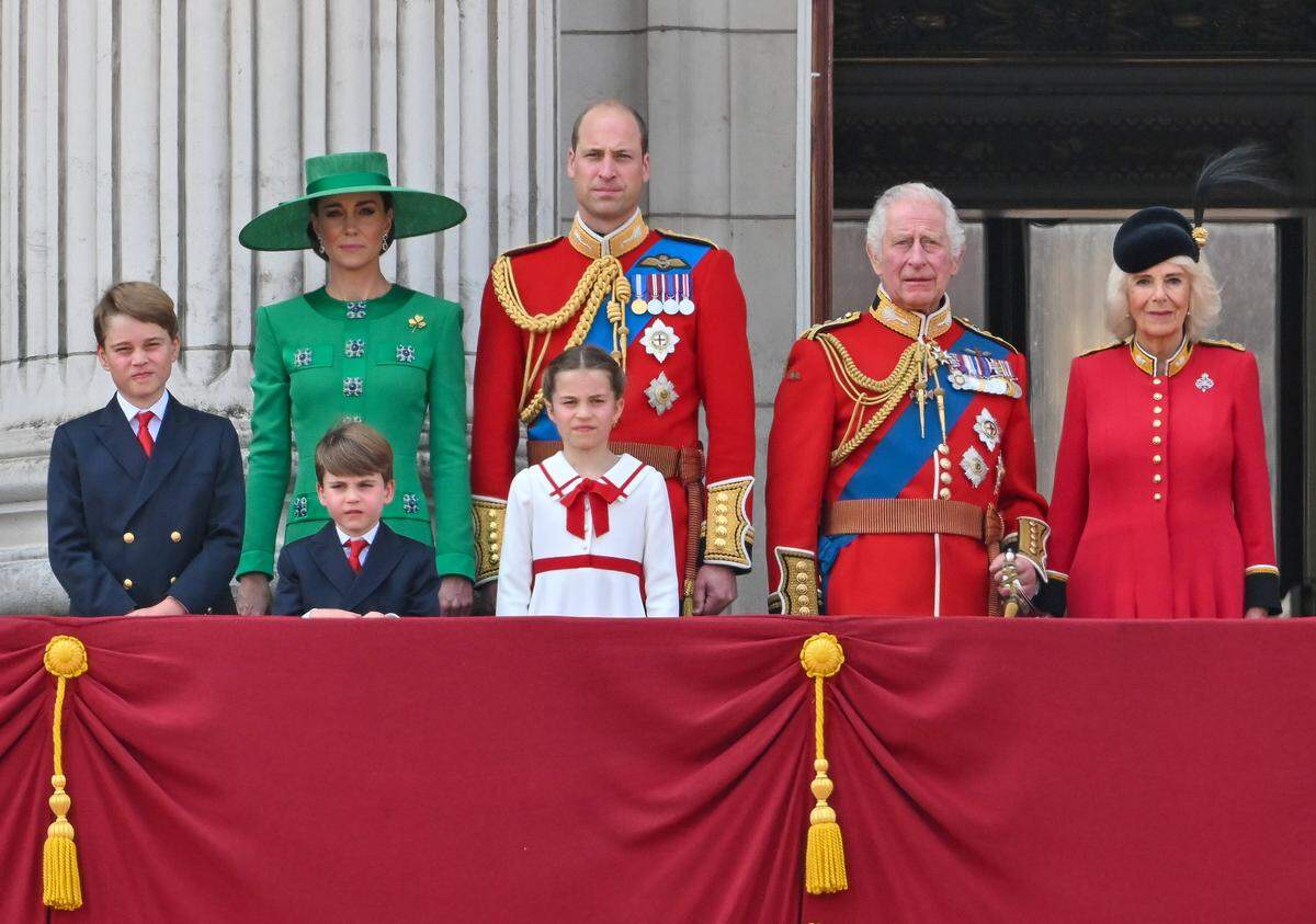 Auf dem Balkon fehlten einige Royals. 