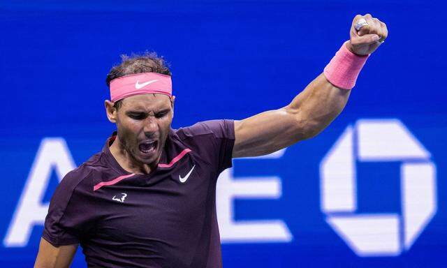 Spaniens Tennisstar Rafael Nadal erreicht das Achtelfinale der US-Open.