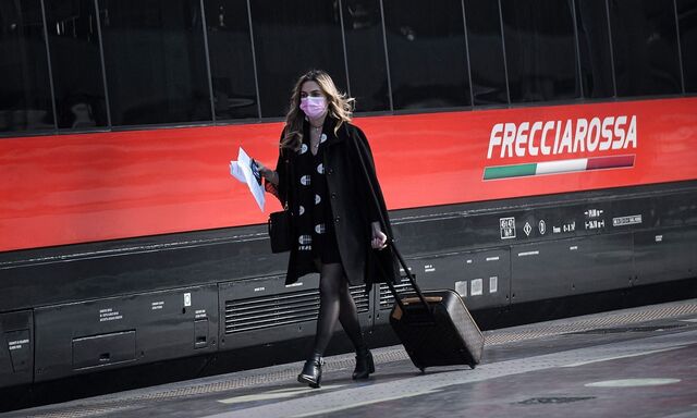 ITALY-HEALTH-VIRUS-TRAIN