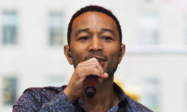 Musician John Legend performs on NBC´s ´Today Show´ in the Manhattan borough of New York