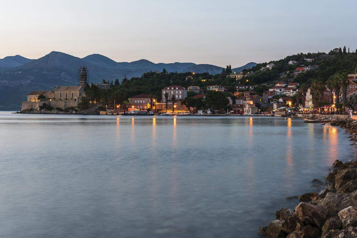 Lopud ist eine idyllische kroatische Insel in der Adria. Man erreicht sie mit der Fähre von Dubrovnik aus.