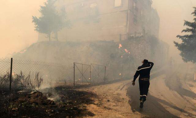 Die schweren Waldbrände in Algerien hinterlassen ihre Spuren und haben auch Menschenleben gefordert. 