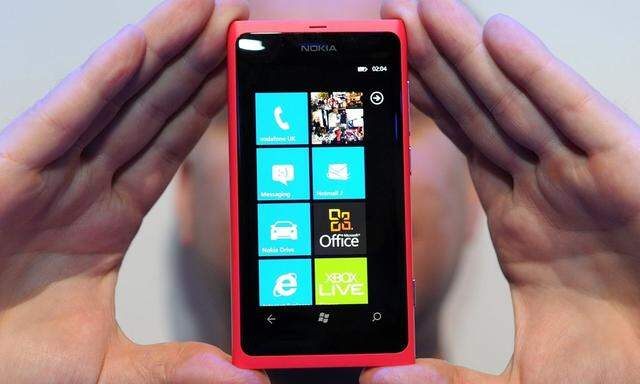 File photo of the Nokia smart phone Lumia 800