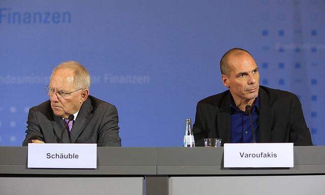 Die Stimmung zwischen Deutschlands Finanzminister Schäuble und dem Griechen Varoufakis war und ist schlecht.