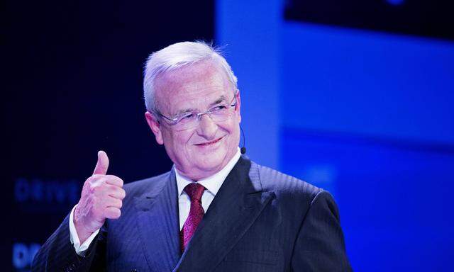 Chairman of the Vorstand of Volkswagen Martin Winterkorn opened new communication platform Volkswage
