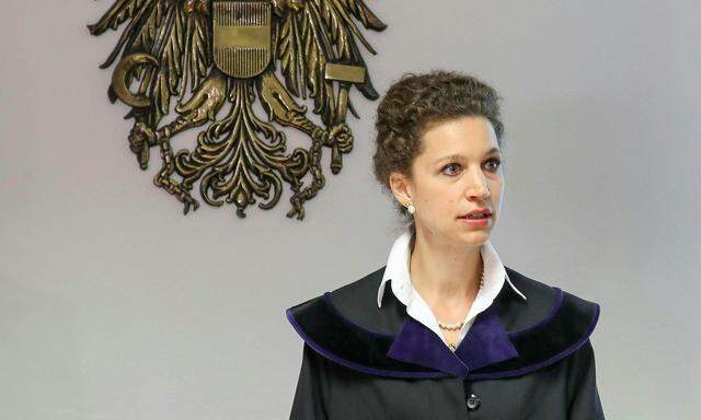 Die Richterin im Finanzskandal-Prozess: Anna-Sophia Geisselhofer 