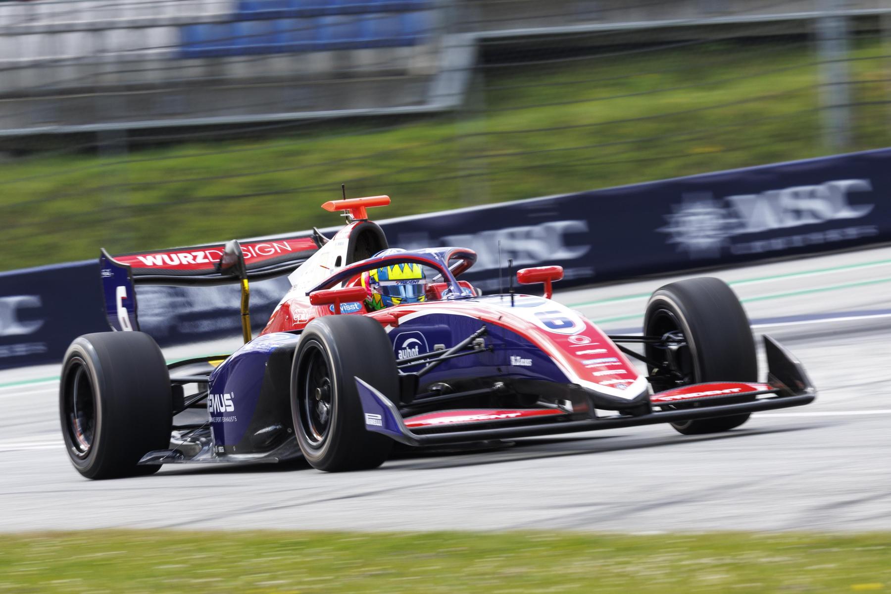 Charlie Wurz fährt in Formel 3 erstmals aufs Podest