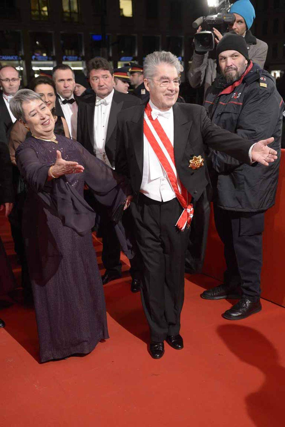 Bundespräsident Heinz Fischer und seine Frau Margit.