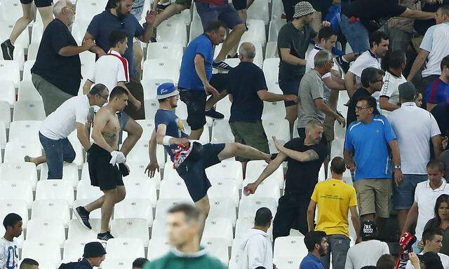 Auch im Stadion von Marseille kam es nach Spielende zu Gewalt