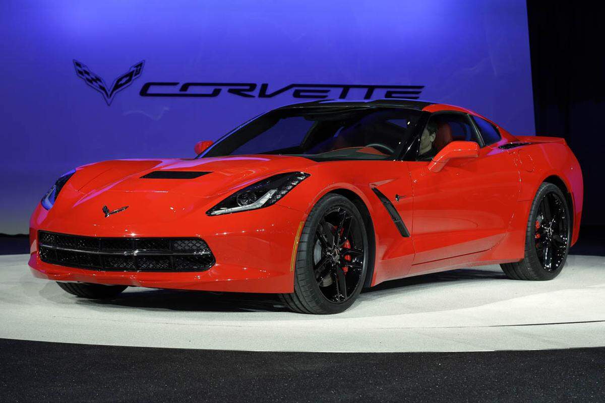 Der Top-Star der heurigen Messe ist wohl die neue Corvette. Es handelt sich um die siebente Auflage des Klassikers von General Motors.