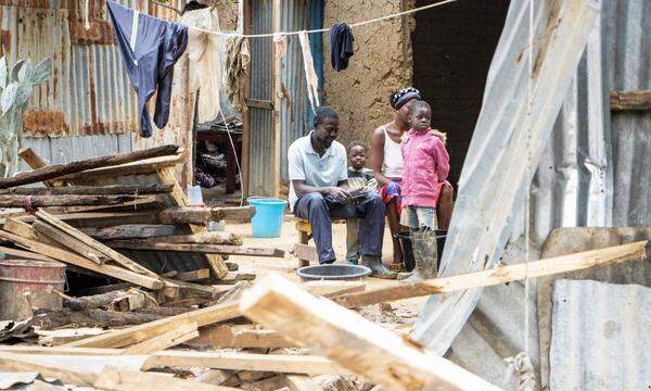 Die Überschwemmungen trafen elf der 21 Provinzen des zentralafrikanischen Landes. 