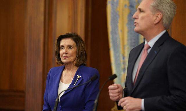 Diese beiden werden keine Freunde mehr: Nancy Pelosi und Kevin McCarthy.