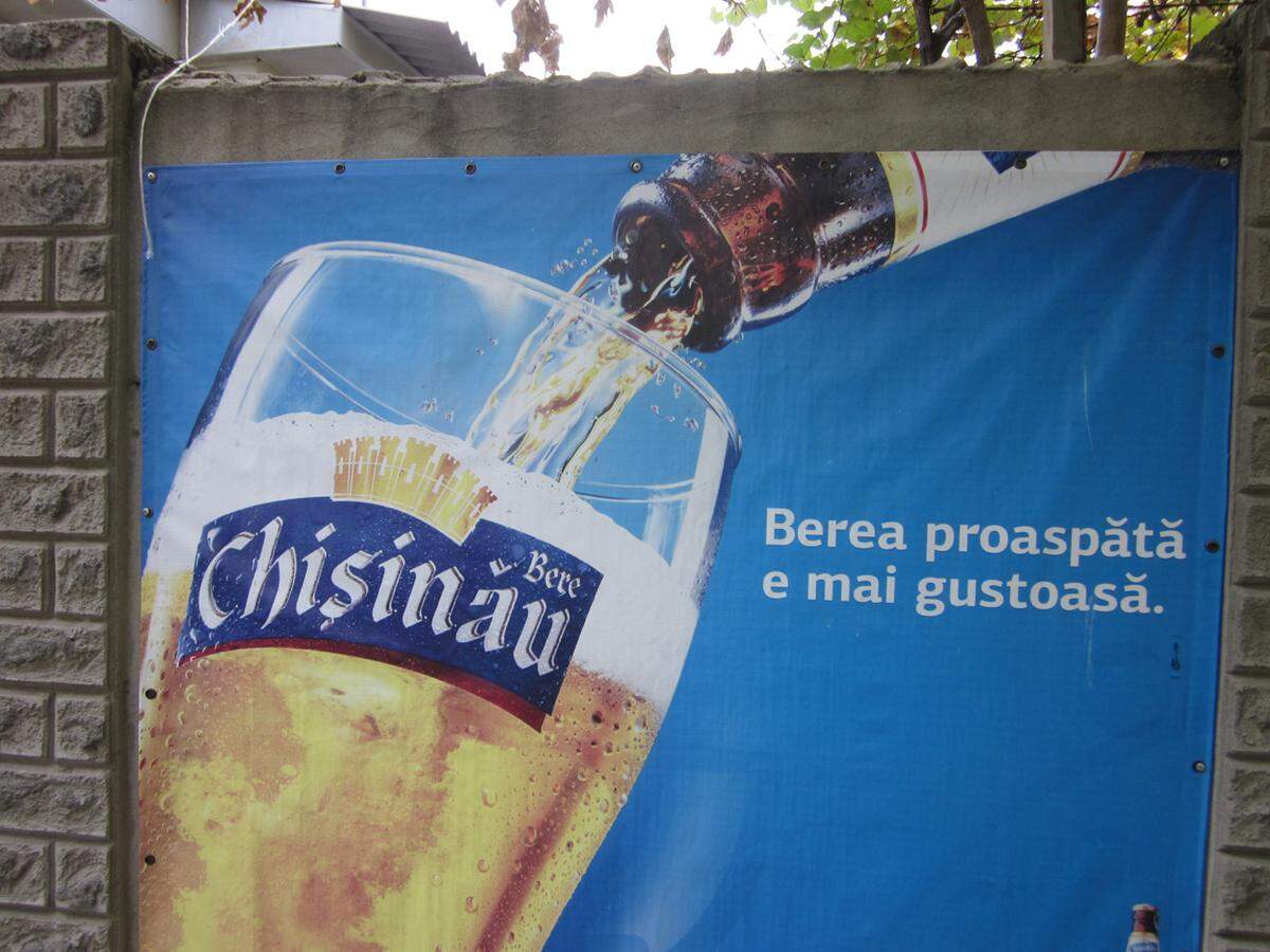 Selbstverständlich heißt das beste Bier ebenfalls Chişinău.