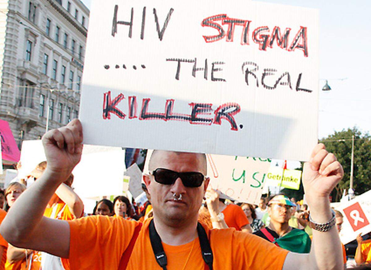 Das breite Themenspektrum reichte hierbei von "HIV-Stigma: The Real Killer" bis hin zu "Worker's Rights are Human Rights".