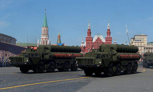 Das S-400-Raketenabwehrsystem in Moskau