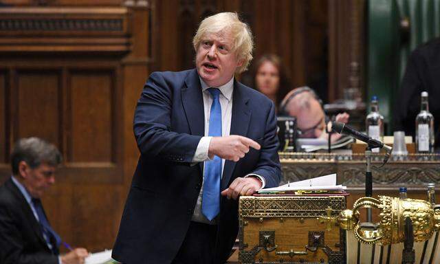 Premier Boris Johnson hat die schwere Aufgabe, den Briten US-Lebensmittel schmackhaft zu machen.