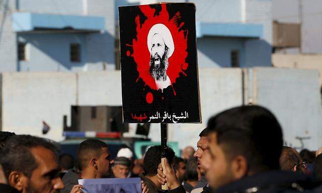 Proteste gegen die Hinrichtung von Nimr al-Nimr 