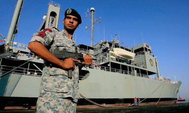 Ein Elitesoldat der iranischen Marine. Auf See tobt ein Schattenkrieg. 