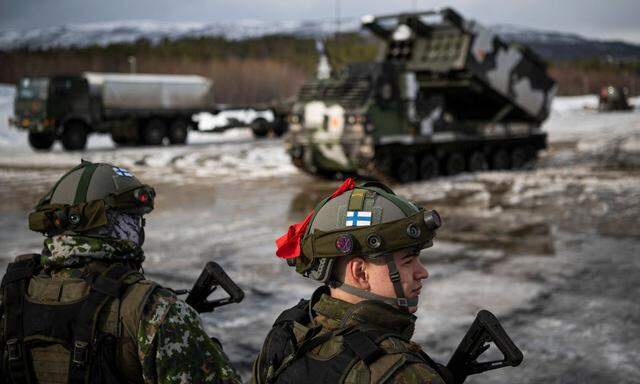 Nato-Übung „Cold Response“ in Norwegen: Auch heuer trainieren die bündnisfreien Finnen mit.  