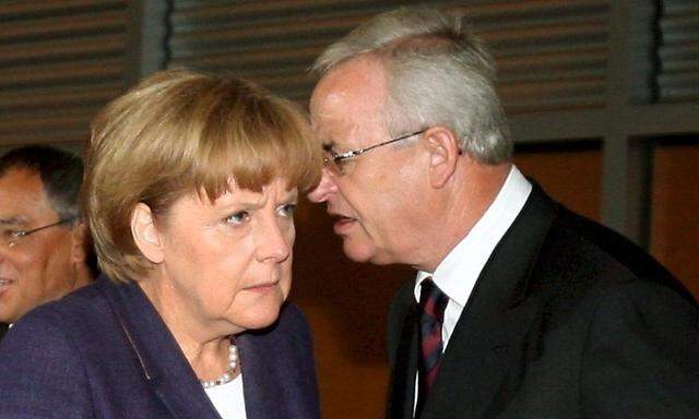 Angela Merkel und Martin Winterkorn 