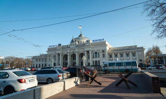 Bahnhofsgebäude in Odessa