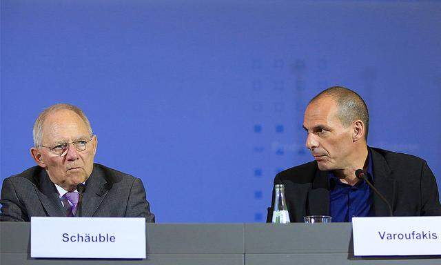Wolfgang Schäuble, Yanis Varoufakis